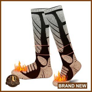 Thermal Knee-High Winter Socks Extra Thick Warm Boot Style Unisex